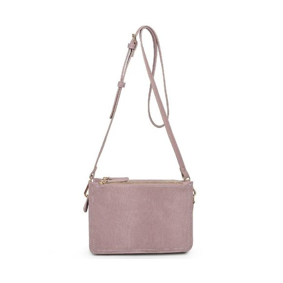 Urban Expressions Rayna Snake Vegan Leather Crossbody Bag - Picture 2 of 3